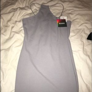 Misguided grey tight dress
